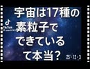 25・12・3　意味解らんけど　宇宙は　17の素粒子で説明出来る？