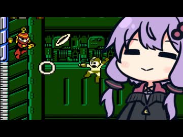 ロックマンやる動画24 リングブーメランでリングマン戦