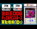 遊戯王 買取相場《65枚/1日》｜12月04日 ＜200円以上騰落＞ #遊戯王OCG #オシリスレッド #TERMINALWORLD3 #ターミナルワールド3