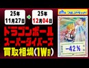 ドラゴンボール【ダイバーズ】 買取相場《95枚/週》｜12月04日 ＜20円以上騰落＞ #dbsdv #スーパーダイバーズ #ドラゴンボール
