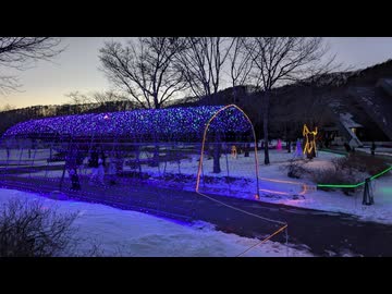 釧路町別保公園イルミネーション点灯式2025