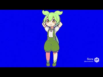 Sora2でブリーフ否定インタビューずんだもんBB