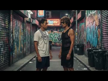 【ラップバトル】野獣先輩 vs 拓也【フリースタイルキメション】