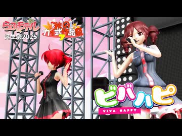 【らぶ式モデル誕生祭2025】【秋のカイ式作品祭7】【重音テト家族】【MMD】カッコ可愛い重音ファミリーで「ビバハピ」【Uテトカバー】【動画：翔太／投稿：老喬】