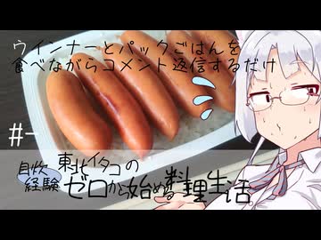 【自炊経験ゼロ】ウインナーとパックごはん食べながらコメントに返信するだけ【VOICEPEAK】