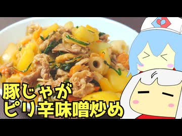 #197 豚じゃがピリ辛味噌炒め＋豚汁 ゆっくりヘイホー