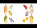 Fruit and vegetable stop-motion.田中鉄也　オンド.com