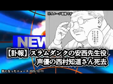 ◆「安西先生…ありがとう」声優・西村知道さん死去（79）「SLAMDUNK」の安西先生役