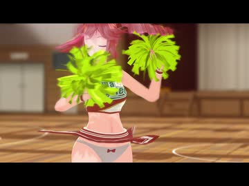 【MMD】チアリーダーテトで神っぽいな【カメラ移動・字幕無】（1080p_60fps）