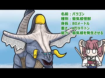 【ウルトラ怪獣大百科】10秒でわかるパラゴン【東北きりたん解説】