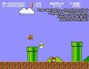 [TAS] NES Super Mario Bros.  二人プレイ Hack by SMBistic & Arbono in 04:54.715
