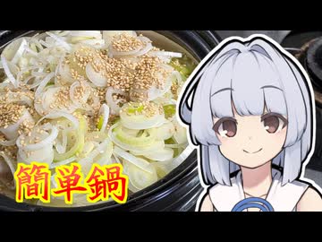 【ねぎと豚肉だけ！簡単鍋】葵ちゃんは簡単おつまみで雑に呑みたーい☆★★☆★☆☆