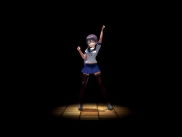 【MMD艦これ】絶頂讃歌　曙　【足元しか無い床】