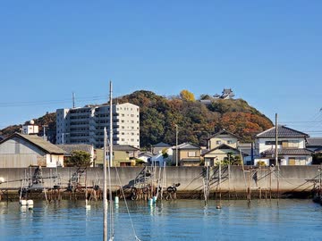 【妙見】阿波国撫養城（岡崎城） 令和7年(2025) 仲冬