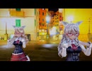 【Ray-mmd】ポーラとザラが夜のヴィニャイオリ広場でバブルの素敵なフルコース