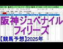【競馬予想】2025「阪神ジュベナイルフィリーズ(GI)」