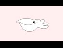 ピンクと白の(アニメーション)