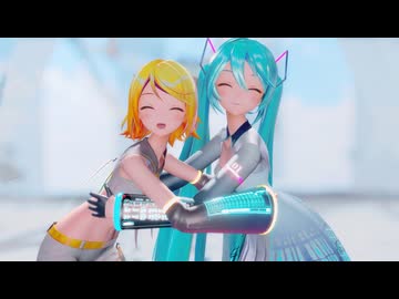 【MMD】バブリン/YYB式初音ミク・YYB式鏡音リン