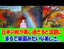 【海外の反応】 日本の 秋が 信じられない 美しさだと 世界で 話題に！ 「まるで夢を見てるみたい。信じられないほど美しい景色だった。」
