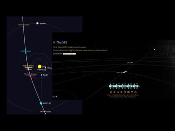 太陽系惑星と話題の３iアトラス、他星系から来た宇宙船？