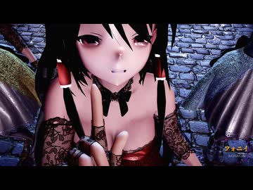 【東方MMD】霊夢・魔理沙・アリス（ゴスロリ・スタイル）で「フォニイ」