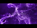 Abstract Purple Particles 4K