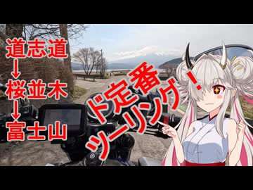 道志道ド定番ツーリング！桜＋富士山＋山中湖