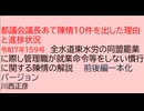 都議会議長あて陳情10件の進捗状況　159号「全水道東水労の同盟罷業に際し管理職が就業命令等をしない慣行に関する陳情」の解説　前後編一本化バージョン　陳情解説シリーズ3　川西正彦