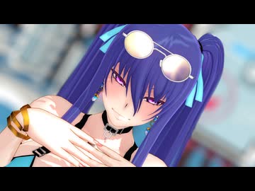 対魔忍MMD 秋山凜子　バブルの素敵なフルコース