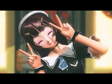 【MMD】 『君色マリンスノウ』 by STONE式 百鬼・フランソワーズ・恐佼 制服スタイル