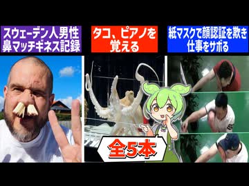 12月20日 世界のおもしろB級ニュース【全5本】【ずんだもん】