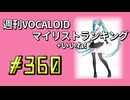 週刊VOCALOIDマイリスト+いいね！ランキング　#360