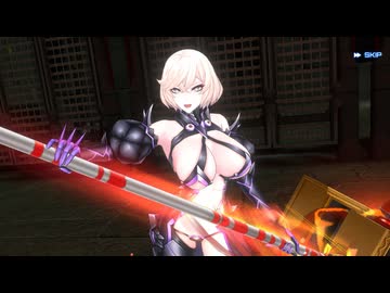 【アクション対魔忍】ワイトさんでステージ３のMAP間移動見学