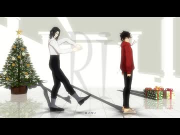 【mmd刀剣乱舞】人文字　きよしこの夜【南海先生と肥前くん】（モーション配布あり）