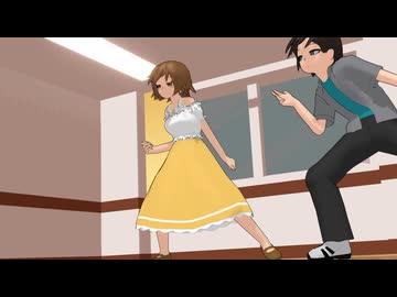 【モデル配布】「自宅でナチュラルに女装する男子」のキャラにLUVORATORRRRRY!を踊ってもらいました。