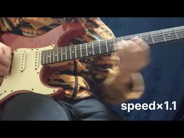 ボカロPが’’Polyphia’’の’’Playing God’’を倍速で弾いたようです。