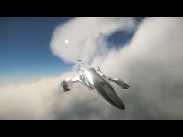 [StarCitizen]雪原上空での戦闘