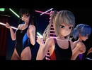 【MMD艦これ】 ナイトクラブで競泳水着セクシーダンス 【朝潮型】