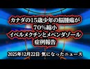 ◆カナダの15歳少年の脳腫瘍が70％縮小──イベルメクチンとメベンダゾール症例報告