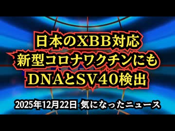 ◆日本のXBB対応mRNAワクチン検査でDNAとSV40配列が検出