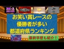お笑い賞レースの優勝者が多い都道府県ランキング（最終学歴も紹介！）
