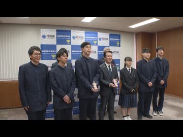 「実習で釣ったマグロふるまえて嬉しい」水産高校の生徒たち　メバチマグロ1.5キロを贈呈　福岡県