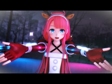 【MMD】cham式江風(Xmas) - スターナイトスノウ【艦これ】