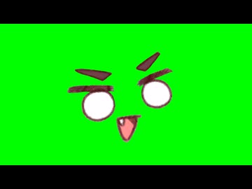 気まぐれで切り抜いたもちほっぺの顔GB