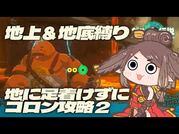 【ゼルダの伝説TotK_地上＆地底縛り】地面に足をつけずにゴロン攻略2#29