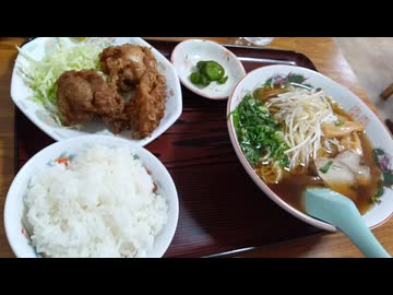 中華料理店のラーメン定食