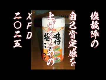 塩故障の自己肯定感を上げるためのXFD2025