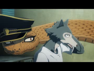 BEASTARS(第2期)　#14　灰色の警察犬とりあえず走ってる