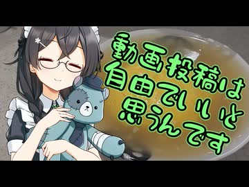 動画投稿は自由でいいと思うんです