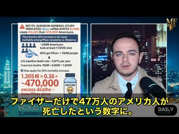 衝撃的な指摘が相次いでいます。COVID-19ワクチンをめぐり、アメリカ国内の死亡者数が、第一次世界大戦・第二次世界大戦・ベトナム戦争の合計を上回るという主張が出ています□